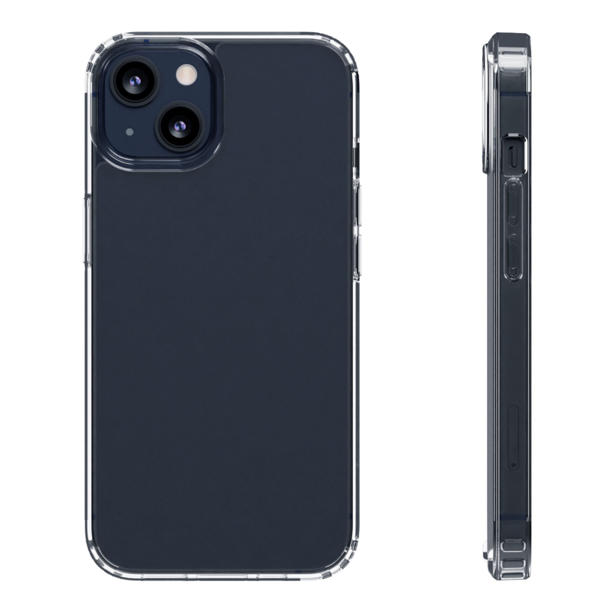 Clear Jelly Soft TPU Phone Case Cover for iPhone 11 / 12 / 13 / 14 / 15 Series – Shockproof Slim Transparent Protective Back Case (Pro / Plus / Max Models)