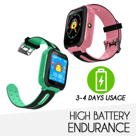 4G Kids Waterproof GPS SOS Tracking Kids Smart Watch Activity Tracker With Video Calling & Touch Screen