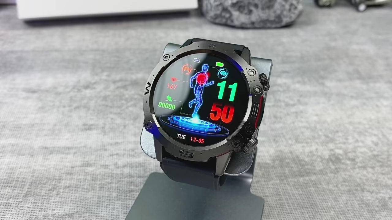 Premium High-End Health Monitoring Bluetooth Smart Watch
