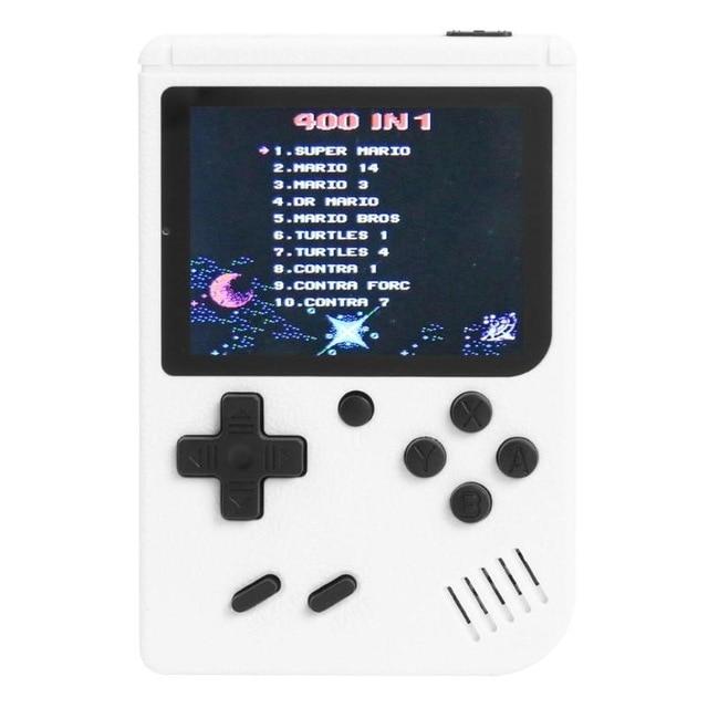 Mini Handheld Retro Game Console For Kids and Adult Classic Mini Console with 400 Classic Games Portable Arcade Game Console Is Pocket Friendly 3.0 Inch Color Screen Support for Connecting TV, Best for Christmas / Birthday / Thanksgiving / Valentine Gift