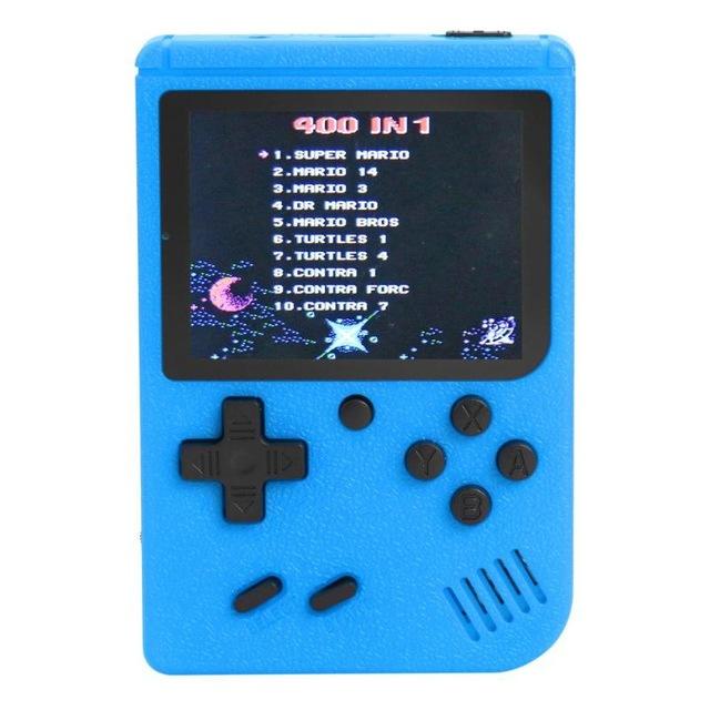 Mini Handheld Retro Game Console For Kids and Adult Classic Mini Console with 400 Classic Games Portable Arcade Game Console Is Pocket Friendly 3.0 Inch Color Screen Support for Connecting TV, Best for Christmas / Birthday / Thanksgiving / Valentine Gift