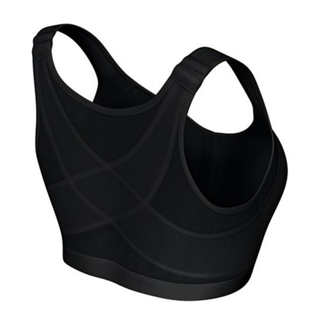 Women's Posture Corrector Lift Up Bra Medical Back Support Wireless Shockproof Sports Support Fitness Vest Bras Breathable Underwear Crotch Back Corset Bra