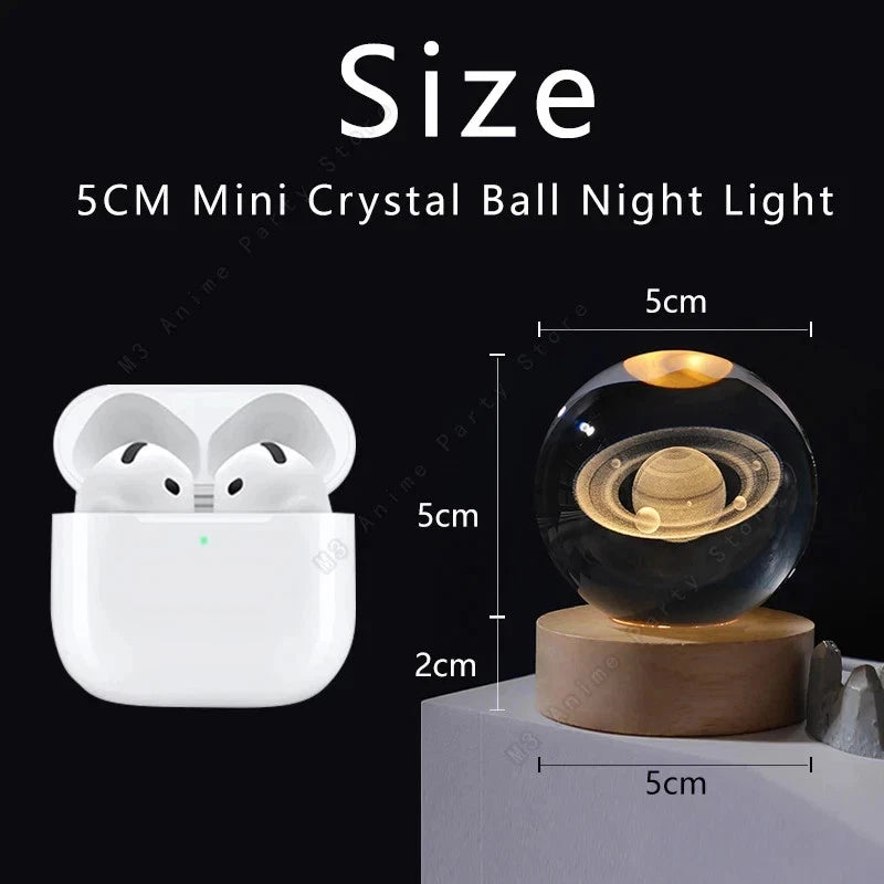 Unique Glowing Galaxy Planets Crystal Ball Decorative lights Glowing trendy crystal ball creative design attractive decorative art best crystal ball 2023