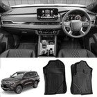 3D TPE Floor Mats Boot Liner Cargo Carpet For Ford Everest 2022-2025 7 Seater