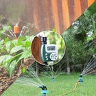 201/202PCS 50M Hose Garden Irrigation System Plant Watering Micro Drip Kit Timer