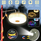 10M 2In 1 LED Camping String Lights Portable Stowable Retractable Fairy Lights