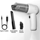 Mini Wireless Vacuum Cleaner Car Handheld Vacuum Powers USB Rechargeable