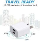 Universal Travel 5V 2A  Charger Dual USB AC Wall Home Power Adapter AU Plug Phone