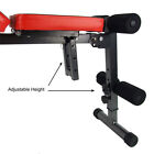  Fitness Flat Incline Decline Press Gym Home Adjustable Sit up Weight FID Bench