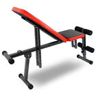  Fitness Flat Incline Decline Press Gym Home Adjustable Sit up Weight FID Bench