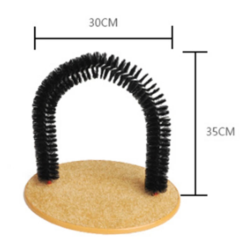 Pets Cat Arch Self Groomer Massager Groom Toy Dog Brushes Puppy Scratcher Toys