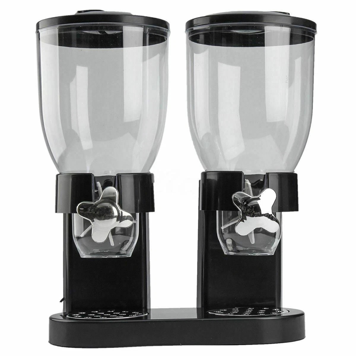 Large Double Cereal Dispenser Container Tank Dry Food Snack Kitchen Canister