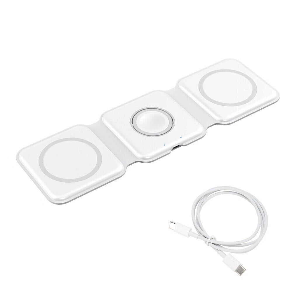 Wireless Charger Dock Charging Station 3 in 1 for Apple Watch Iphone 13 14 15 16