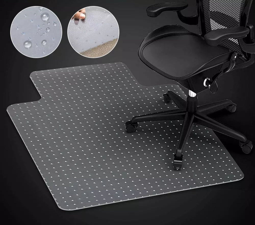 1 / 2X Marlow Chair Mat Carpet Hard Floor Protectors PVC Home Office Room Mats