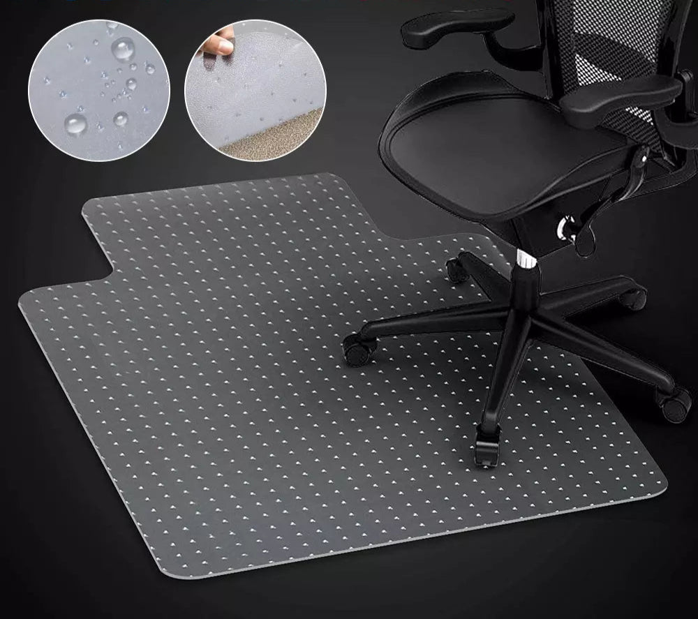 1 / 2X Marlow Chair Mat Carpet Hard Floor Protectors PVC Home Office Room Mats