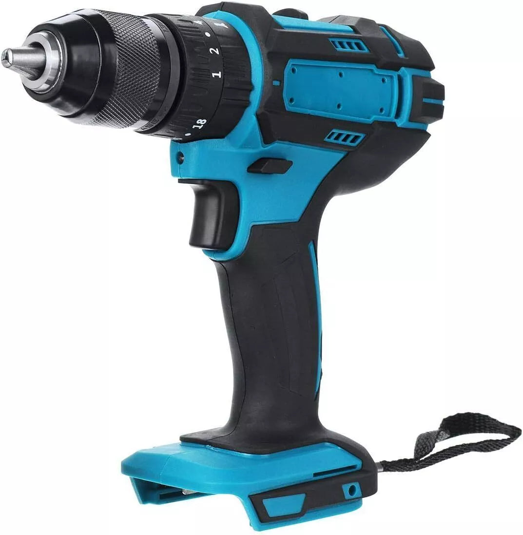 Cordless 1/2'' Wrench Hammer Drill - 1/4'' Impact Driver Suit Makita 18V Battery