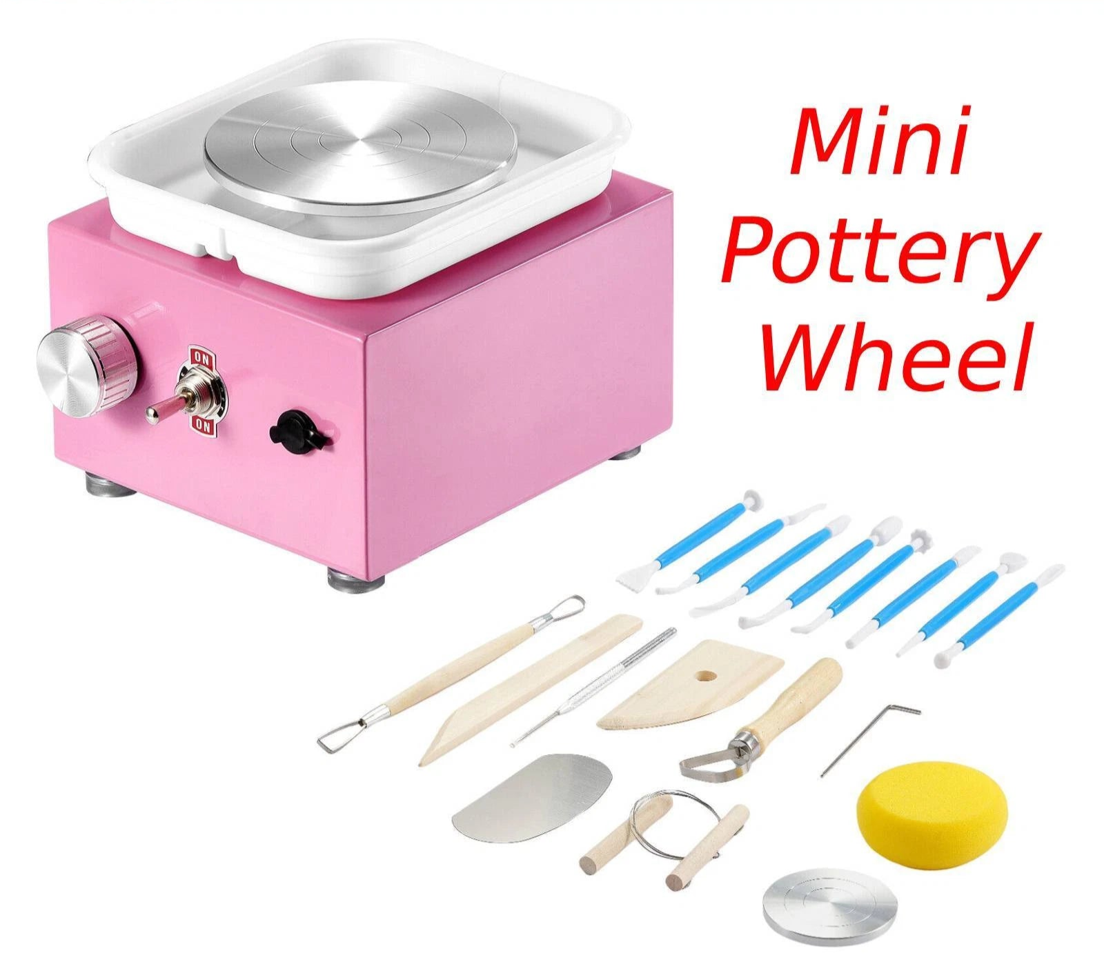 30W / 1200W Electric Pottery Wheel Machine Ceramic Work Ceramics Clay Foot Pedal