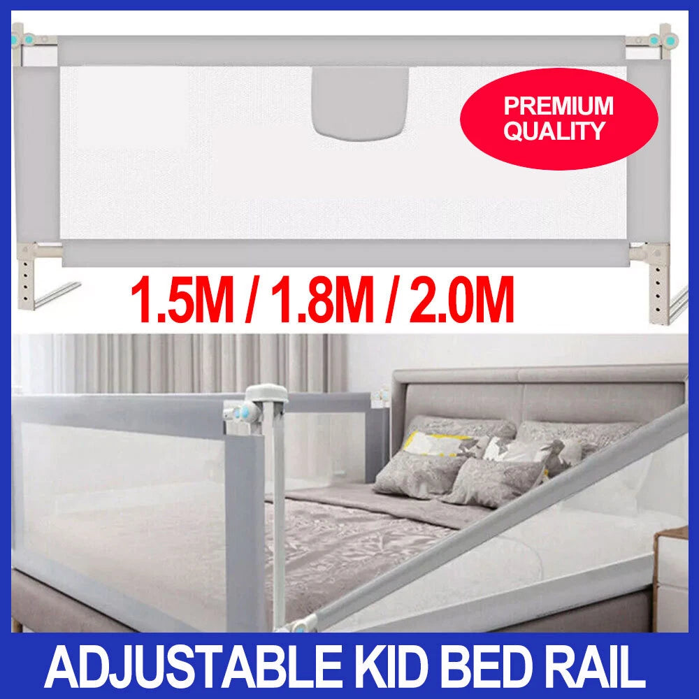 Adjustable Folding Kids Safety Bed Rail/Bedrail Cot Guard Protecte Child Toddler