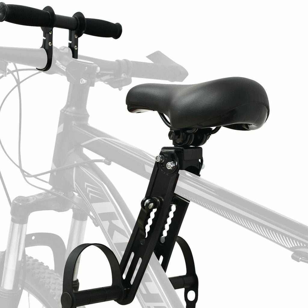 Front Mounted Child Bike Seat with Handrail Kids Seat Bicycle Detachable Armrest
