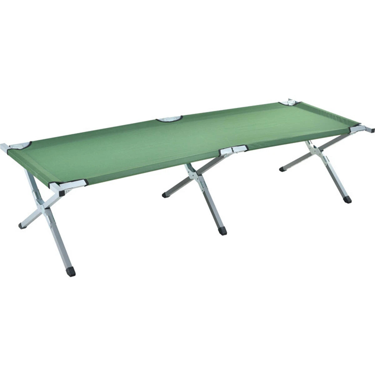 Folding Camping Bed Stretcher Light Weight Camp Hiking Portable W/ Carrier GN BU