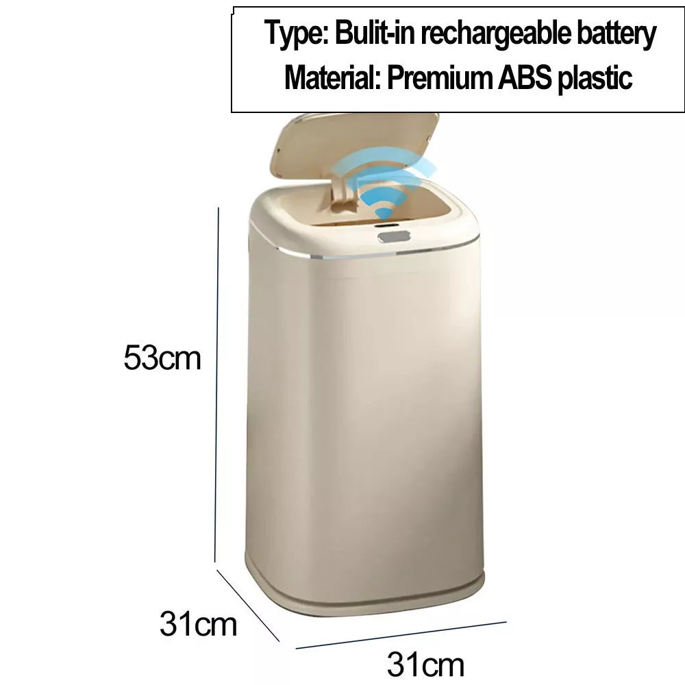 13L-50L Sensor Bin Automatic Smart Trash Bin Stainless Steel Kitchen Rubbish