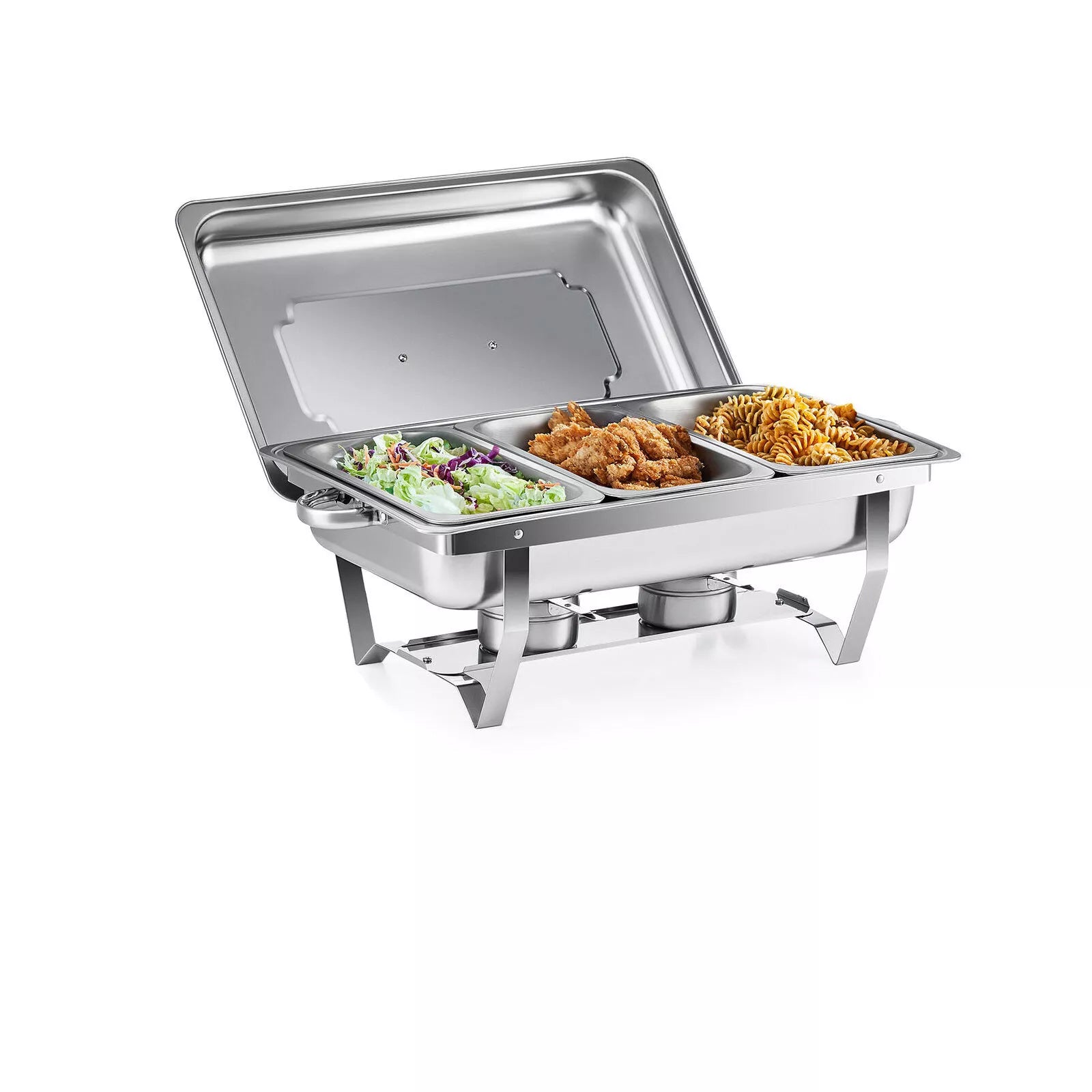 2/4 Pack Buffet Food Warmers round Chafing Dish 5L / 9L Stainless Bain Marie