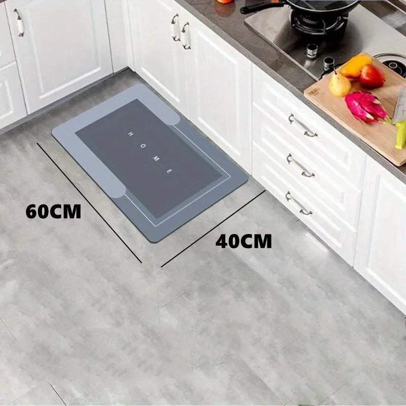 Bathroom Kitchen Non Slip Floor Diatom Mat Carpet Rug Super Absorbent Quick Dry