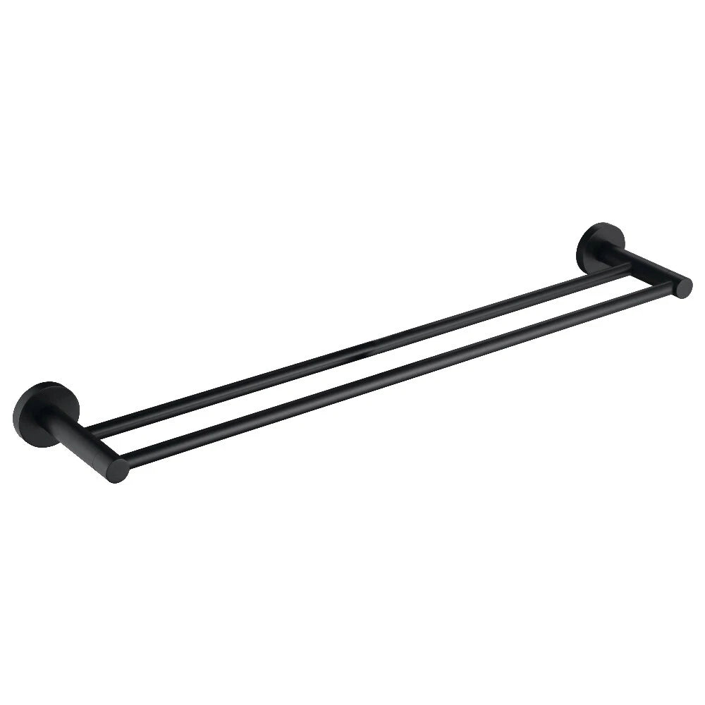 Toilet Roll Holder Towel Rail Racks Robe Hooks Bathroom Accessories Set