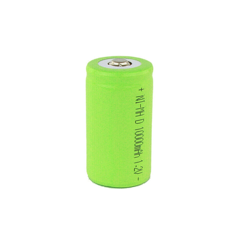 4PCS Batteries 10000Mah D Size Nimh Rechargeable Cell Battery 1.2V NI-MH Light