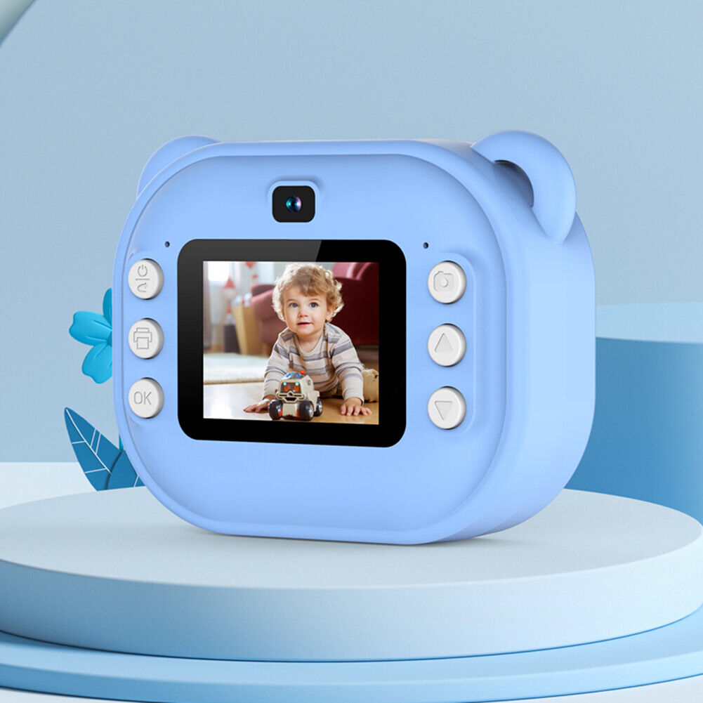 Kids Mini Instant Print  24MP HD 1080P Camera  Video Photo Printing Camera Durable