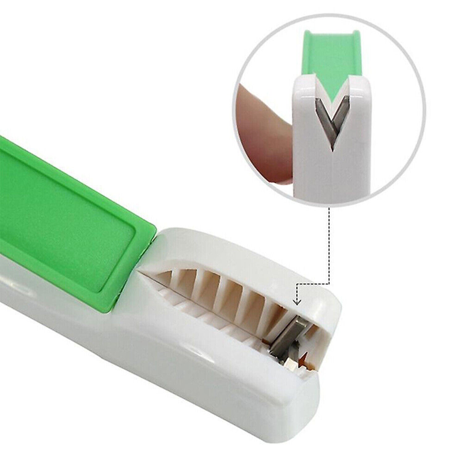 2X Portable Handheld Sharpen Knife Sharpener for Kitchen Outdoor Garden Tool