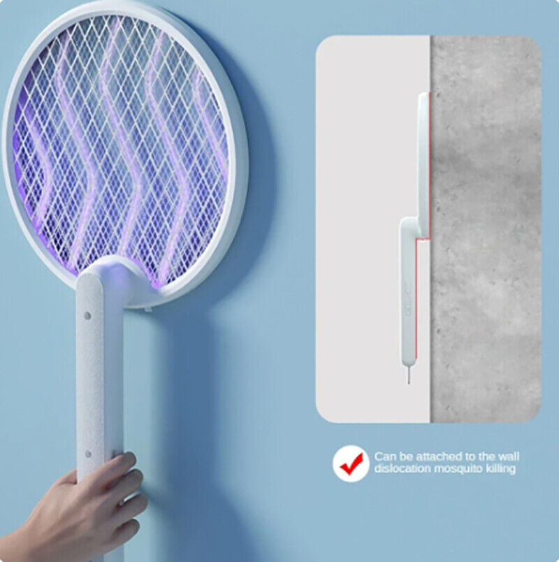 5IN1 Electric Mosquito Zapper Fly Bug Swatter Insect Killer Rechargeable Racket