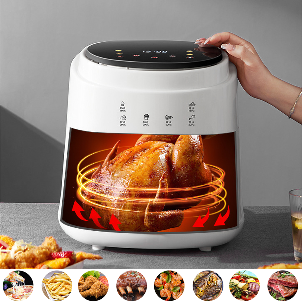 8.8L Air Fryer 1400W LCD Fryers Oven Airfryer Healthy Cooker Oil Free Kitchen