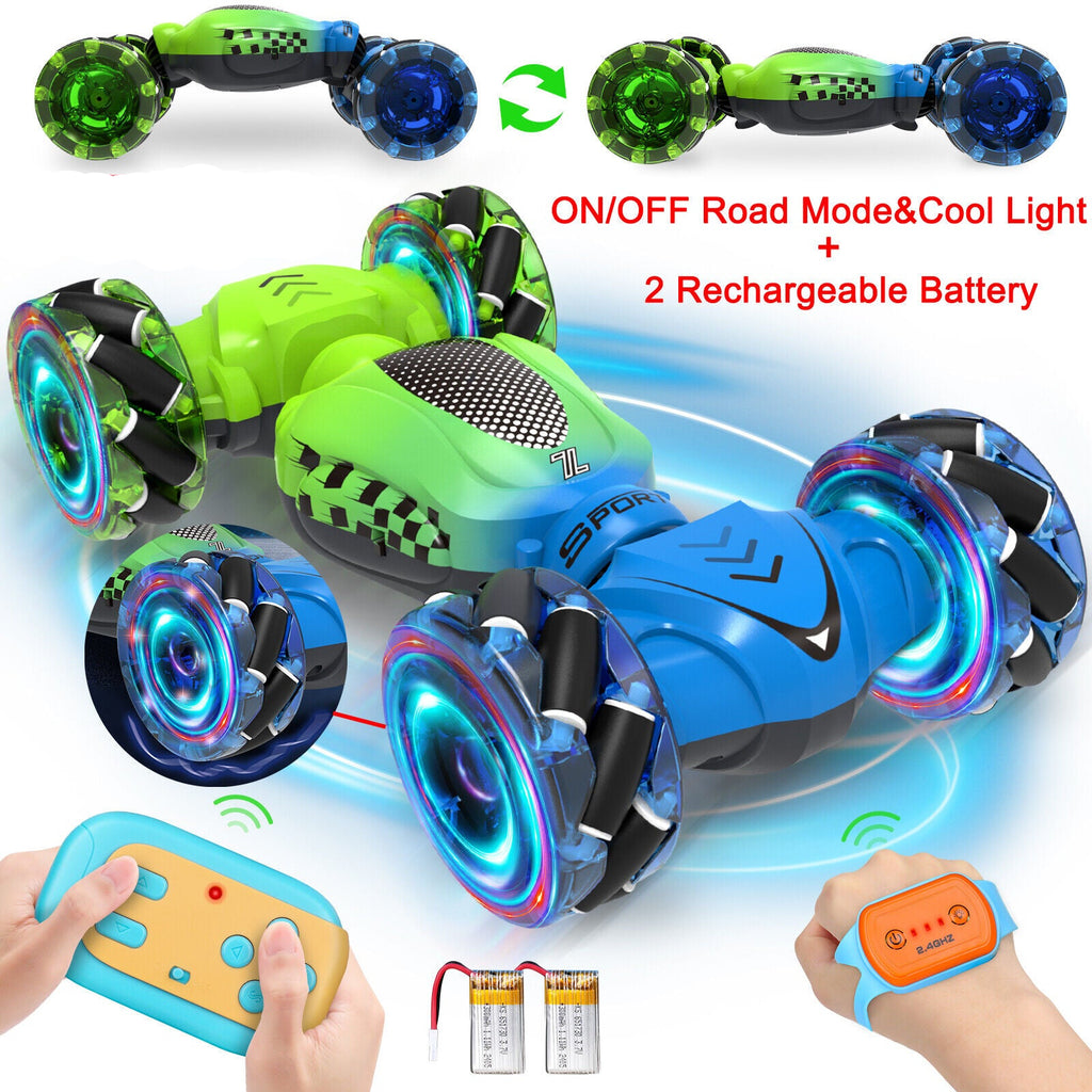 RC Stunt Car 4WD Hand Gesture 360° Sensing Off-Road Remote Control Twist Car Toy
