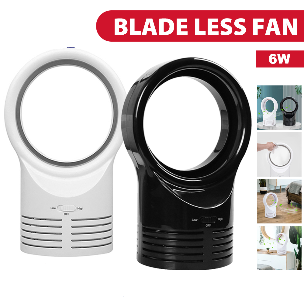 Cooling Fan Desk Bladeless  Desktop Table Air Flow Cooler Computer 2 Speed AU