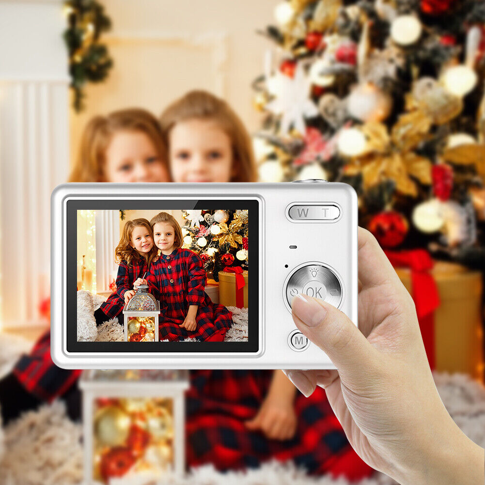 4K HD 1080P Digital Camera 16X Zoom Portable Vlogging Camera 2.4 Inch IPS Screen
