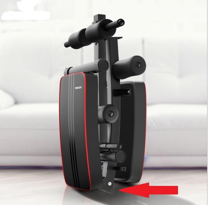 Adjustable Foldable Sit up Abdominal Bench Press Weight Gym Ab Exercise Fitness