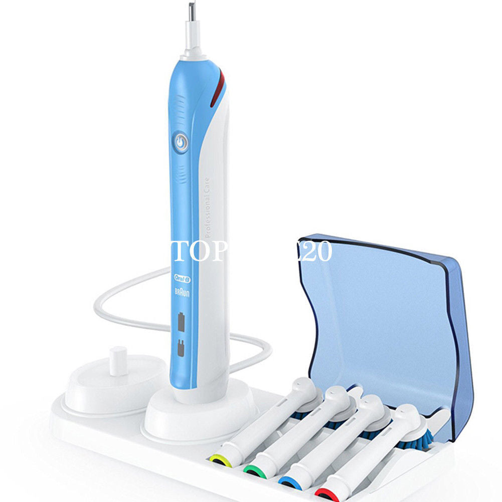 2 in 1 Electric Tooth Brush Holder Base Stand Toothbrush Head Holder
