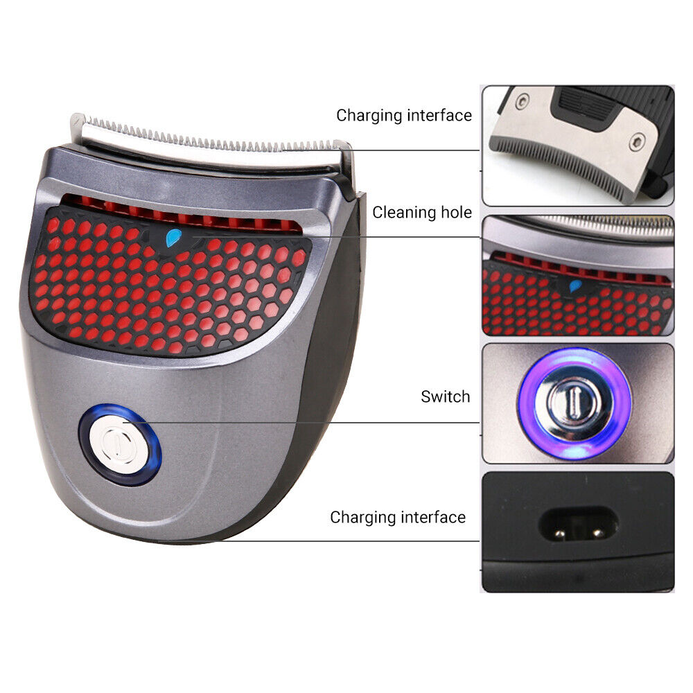 Pro Men'S Cordless Hair Clippers Beard Trimmer Electric Shaver Groomer Haircut