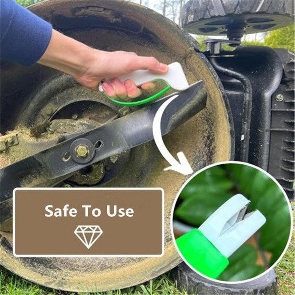 2X Portable Handheld Sharpen Knife Sharpener for Kitchen Outdoor Garden Tool