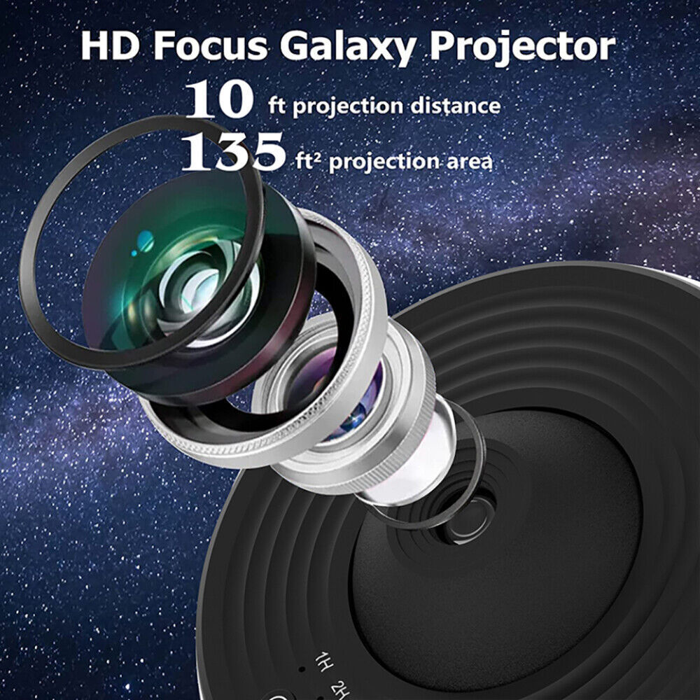 13in1 Planetarium Galaxy Star Projector Rotating Nebula Night Light Christmas