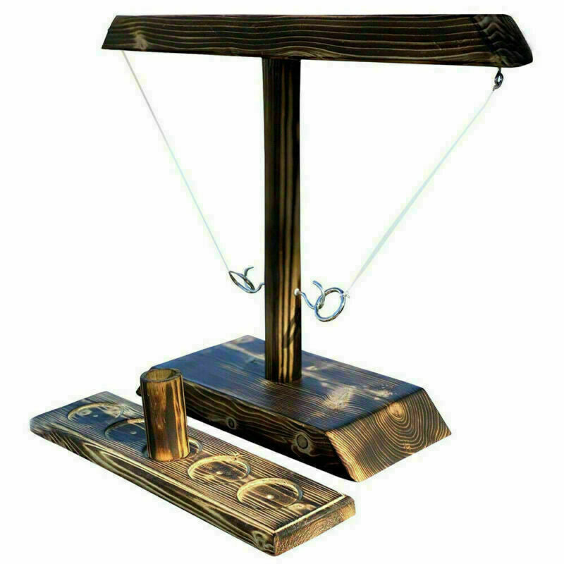 Hook and Ring Toss Battle Bars Game Balance Team Toys Family Party Christmas AU