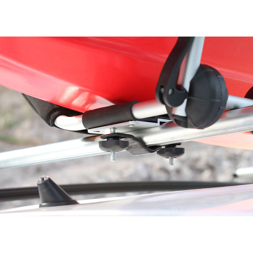 Universal Kayak Carrier Canoe Watercraft Roof Rack Folding Aluminum J-Bar Pair