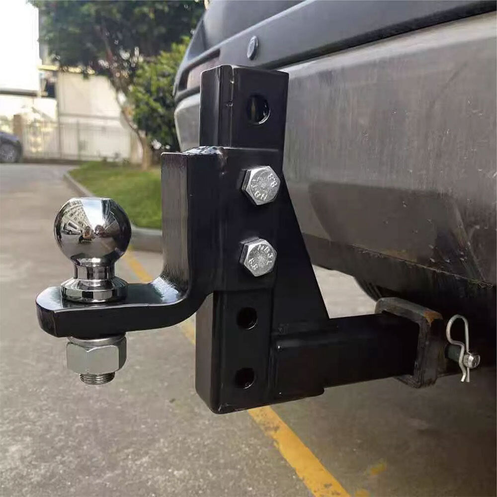 3500KG Adjustable Tow Bar Tongue 50mm Towbar Trailer Towbar Hitch Ball Mount
