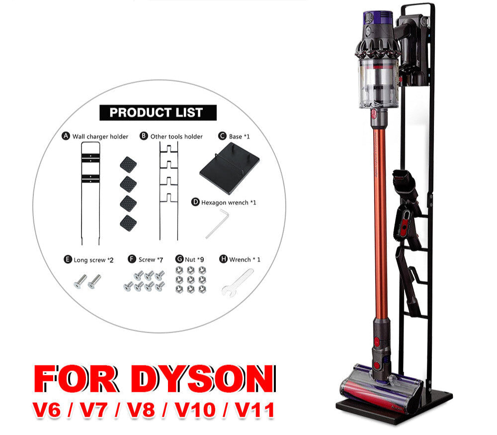 Freestanding holder For Dyson Stand V6 V7 V8 V10 V11 Vacuum Cleaner Rack Holder