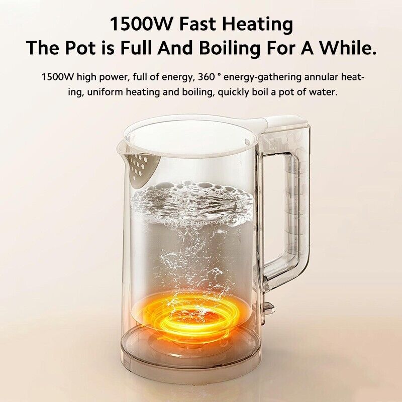 Xiaomi 1.5L Electric Kettle 2 1500W Smart Water Boiler Dispenser Multiple safety protections Stainless Steel