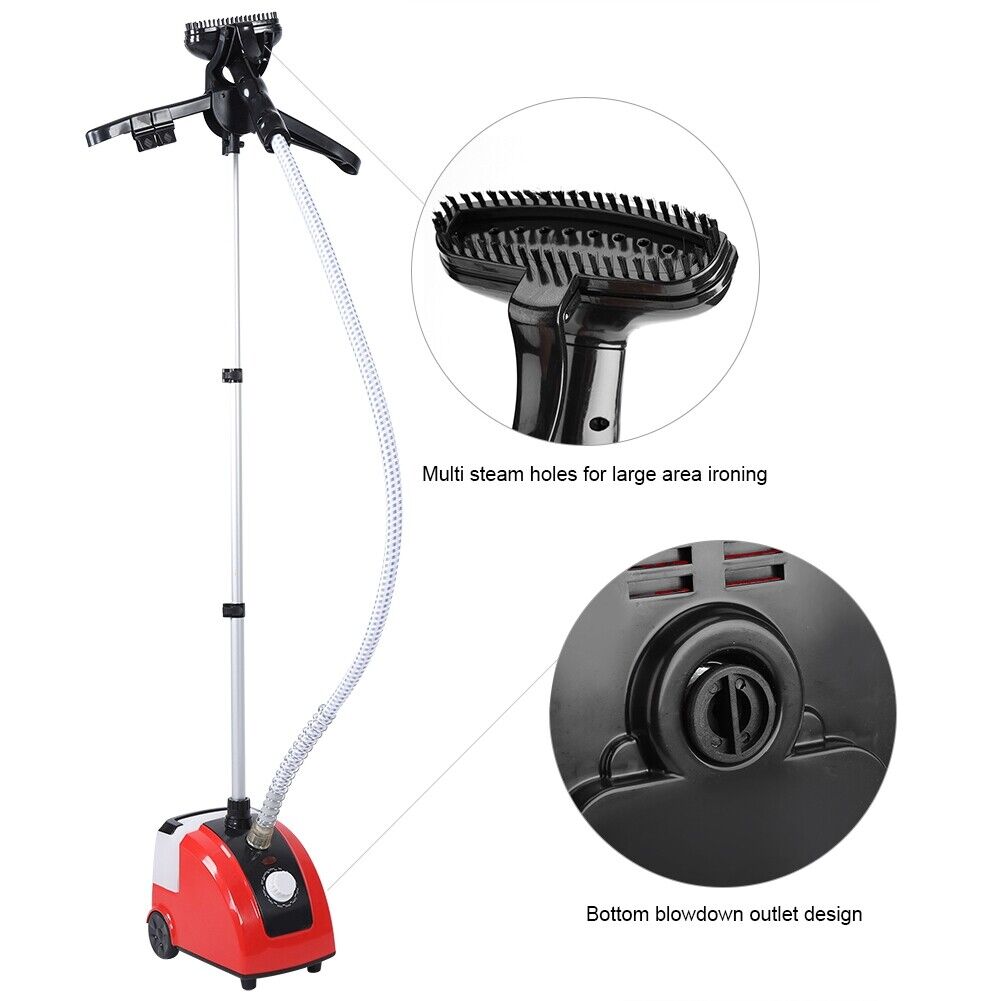 Garment Clothes Standing Fabric Steamer Rack Upright Portable Heat Resistant