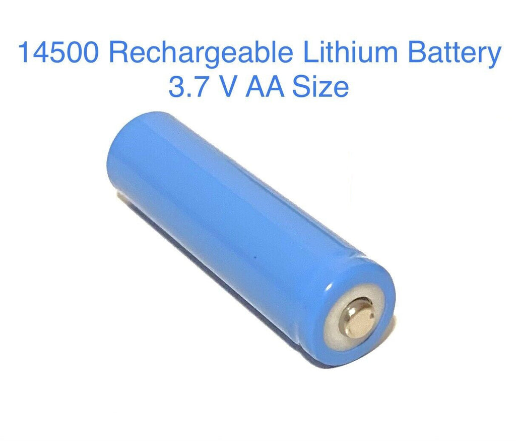 Rechargeable 4 × 14500  Lithium Battery 3.7 V AA Size Diameter 1.4Cm Length 5Cm