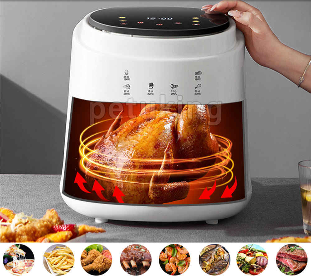 8.8L Air Fryer 1400W LCD Fryers Oven Airfryer Healthy Cooker Oil Free Kitchen