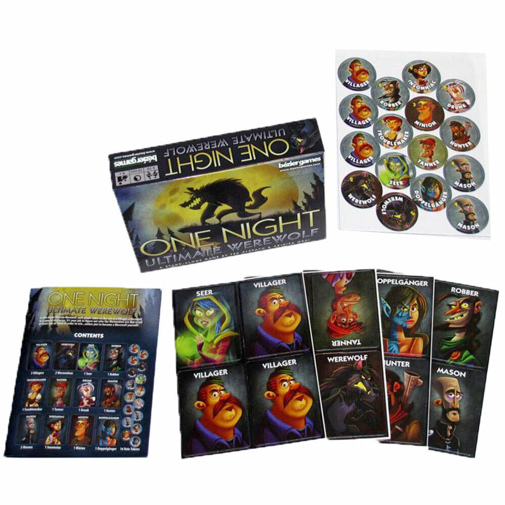 10 Mins Game One Ultimate Werewolf Card Games Night Board Deluxe Edition